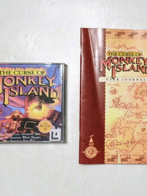 The Curse of the Monkey Island PC game used, adventure