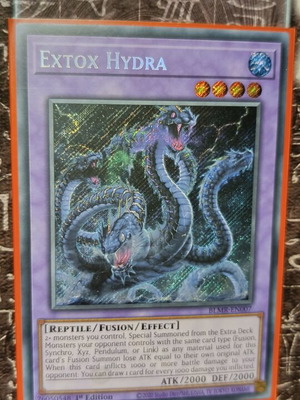 Extox Hydra card like new with Ultra Pro protective sleeve