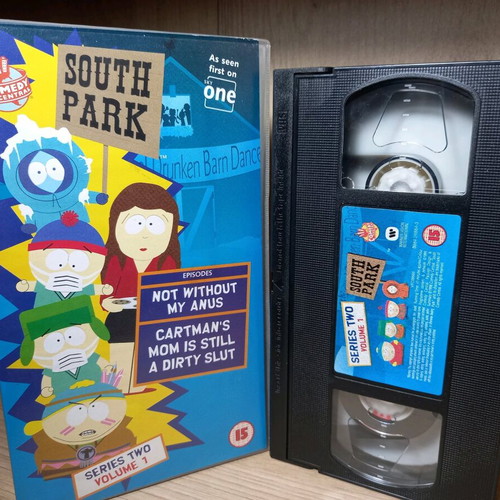 South Park VHS tapes like new, set of 3 without subtitles