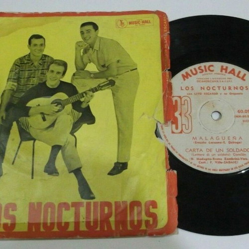 Los Nocturnos Vestida De Novia 7" 45 EP vinyl used, pop