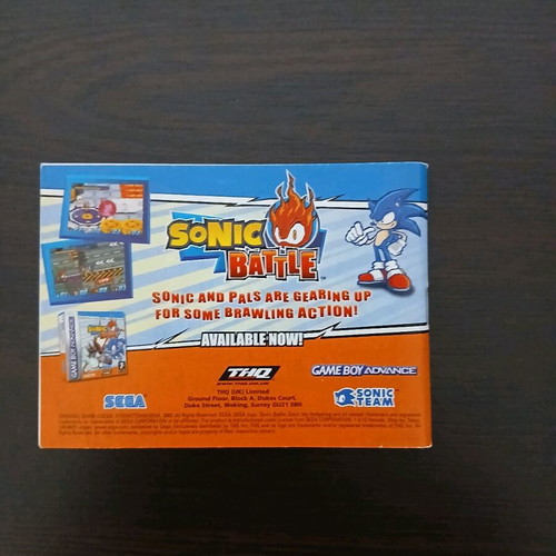 Sonic Advance 3 Gameboy Advance manual used