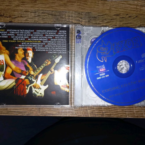 Saxon Live Coming to the Rescue double CD like new