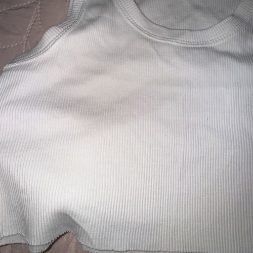 Crop top Zara white like new, size S