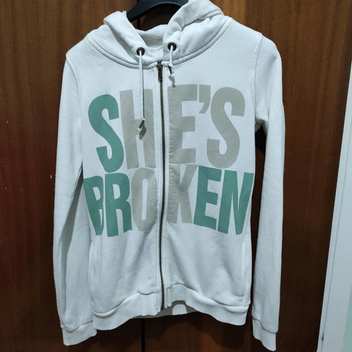 White cardigan small