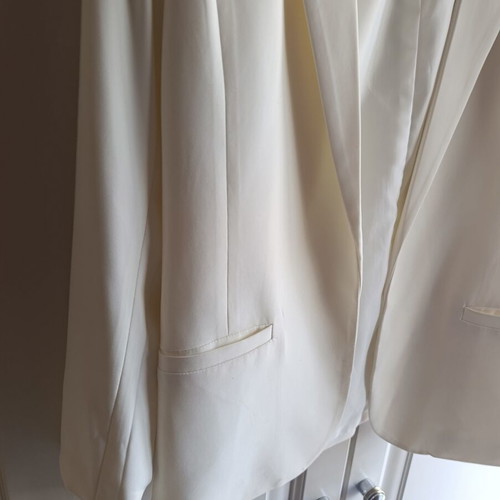 H&M white jacket like new, size L