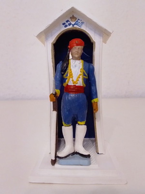 Athina figure Cretan guard 1960s used
