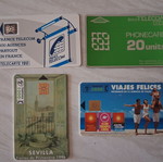 Phone cards used, pack of 15 from Greece and abroad