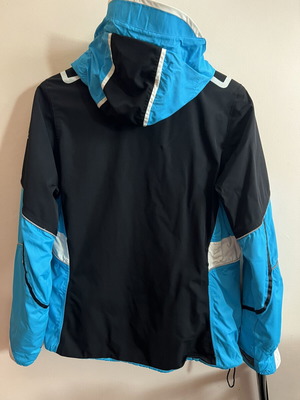 Ski jacket waterproof 5000mm used, light blue white black