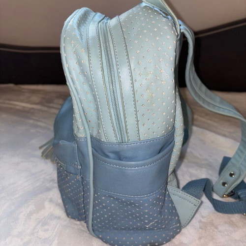 Backpack bag like new, blue with two shades and 4 pockets
