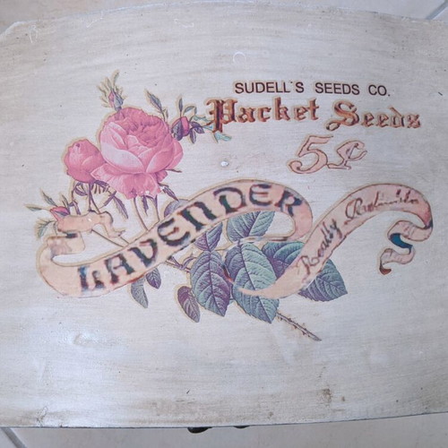 Wooden decorative box vintage shabby chic, like new