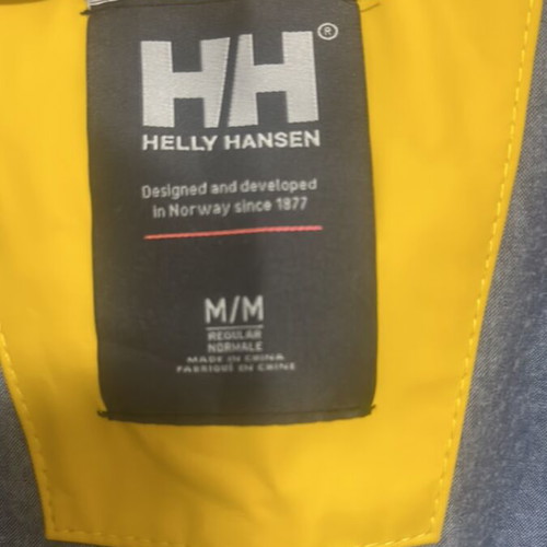 Helly Hansen jacket like new, mustard color, size M