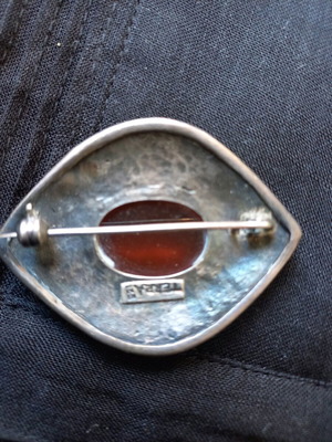Silver pin used
