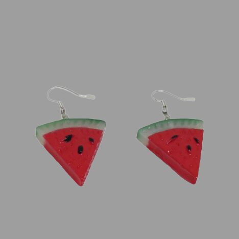 Watermelon earrings FIMO new