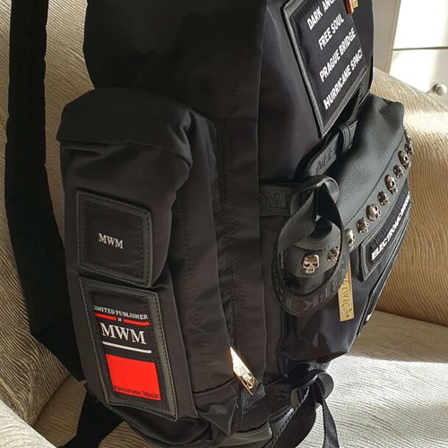 MWM backpack new, black, 43x34 cm