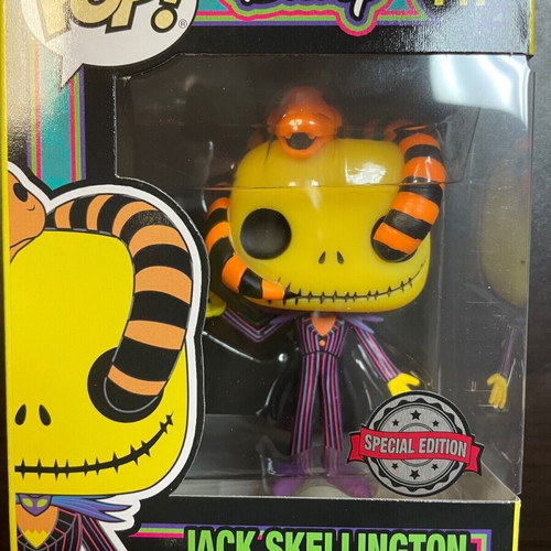 Funko Pop Jack Skellington (blacklight) like new
