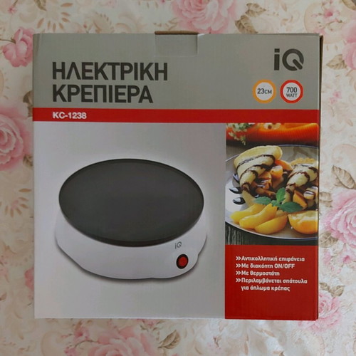 Electric crepe maker 23cm 700 watt new