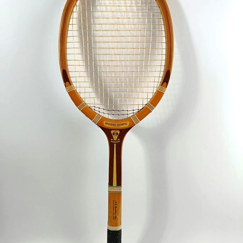 Spalding Olympic Wooden Tennis Racket like new, 1930-1940 vintage