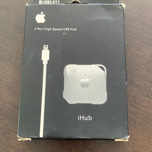 Apple USB hub 4 ports like new with illuminated logo