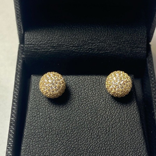 Gold 14K earrings new, handmade, gold color