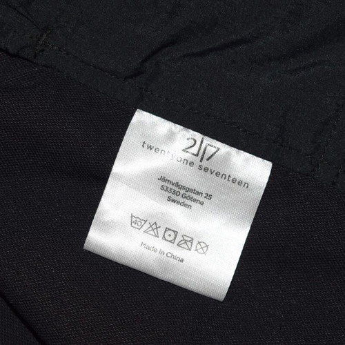 2117 of Sweden hybrid merino wool hoody men jacket size XXL like new, black