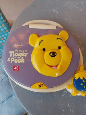 Educational Kids Laptop AS Winnie the Pooh & Tigger used, Greek language