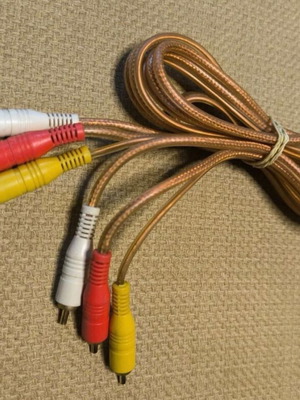 Pack of 6 RCA cables set