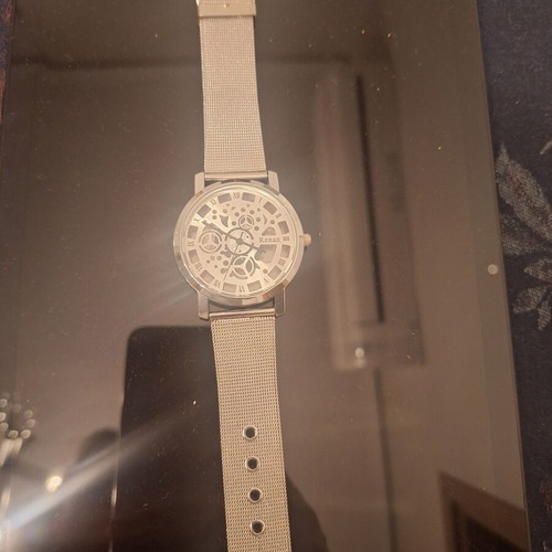 Renan 111-106 wristwatch with metal mesh strap, like new