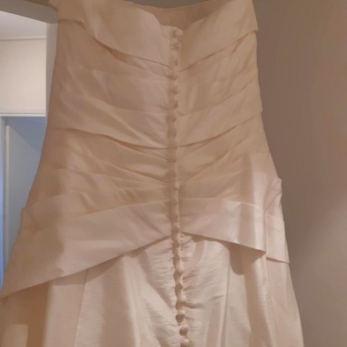 Demetrios wedding dress silk taffeta No 14 like new