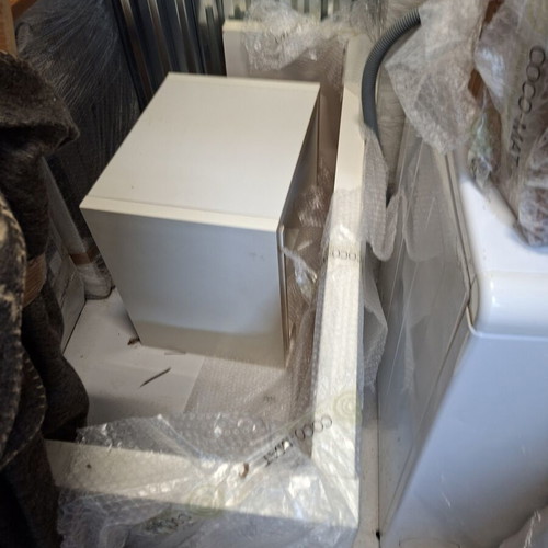 Household set used with bed, sofa bed, appliances, dining table, TV, and furniture
