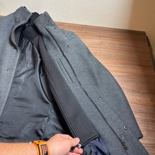 ZARA Man coat size M dark gray like new
