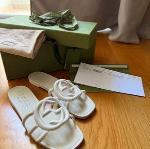 Αυθεντικά GUCCI interlocking slide sandals - 36 IT