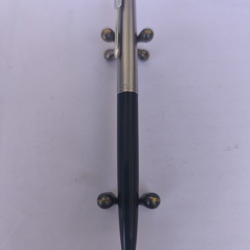 Parker 75 mechanical pencil used, stainless steel cap, dark blue body