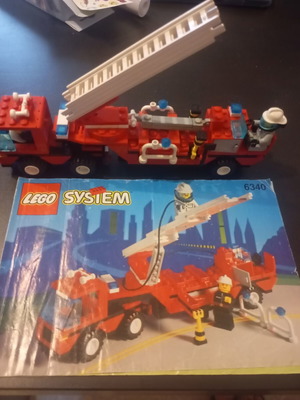 Lego Hook & Ladder 6340 used, complete with instructions