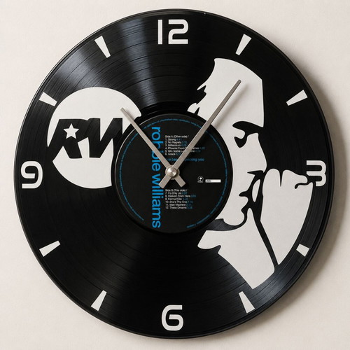 Robbie Williams I've Been Expecting You Wall Clock New, vinyl record design
