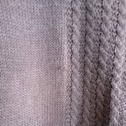 Knitted sweater XL used, brown with V-neck and batwing sleeves