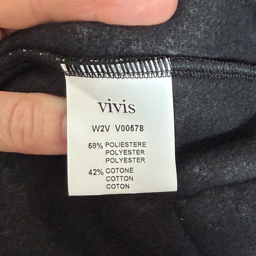 Vivis Black Belted Short Coat New with Tags Size L