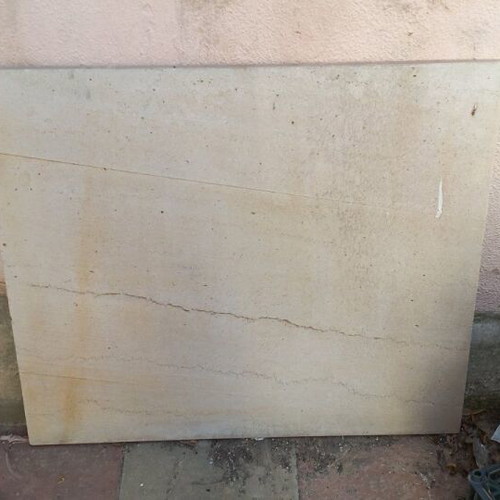 Marble used, 3 large pieces with small crack