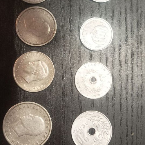 Drachma Coin Collection like new, 12 pieces 1954–2004 Greece
