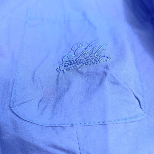 Ysatis Y2K shirt mid-length blue small like new