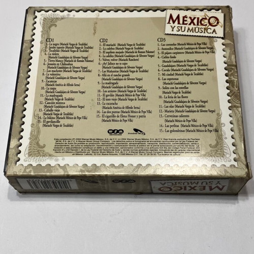 El Mariachi Mexico y su Musica 3CD collection new
