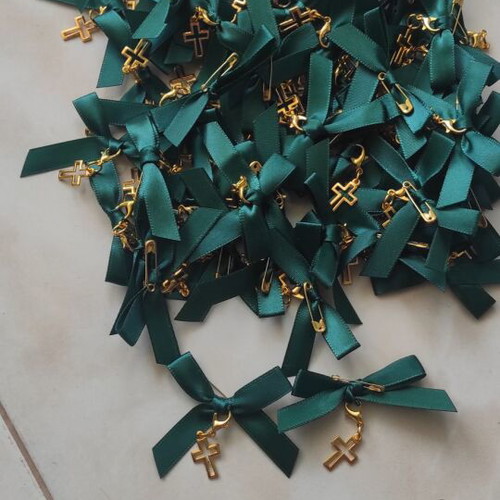 Baptism favors pack of 60, dark green