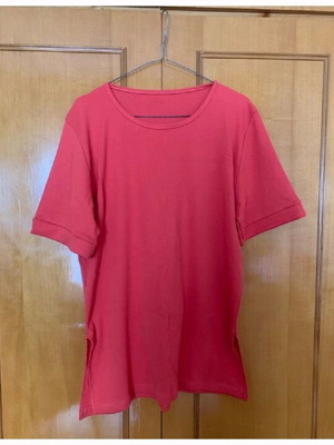 Women's coral spring set oversize blouse and medium pants like new