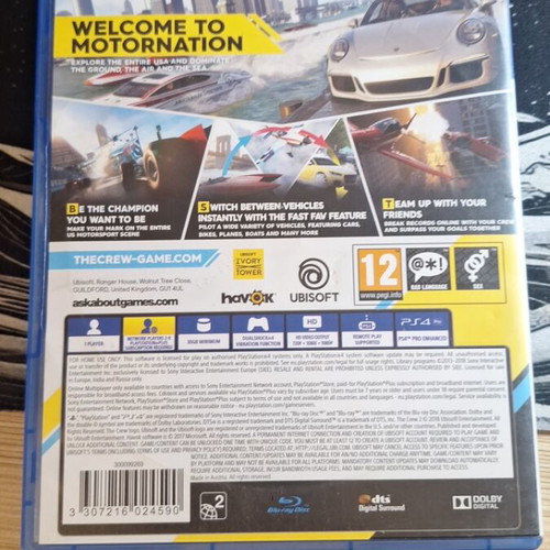 The Crew 2 PS4 game used