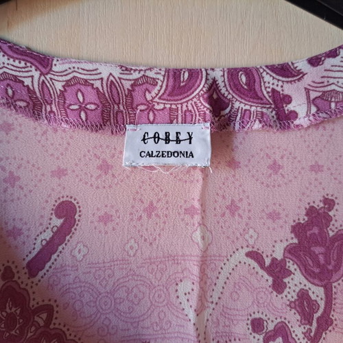 Calzedonia kaftan purple with embroidered sequins new