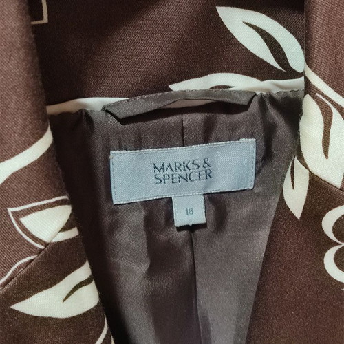 Marks & Spencer Spring Trench Coat Brown XL like new
