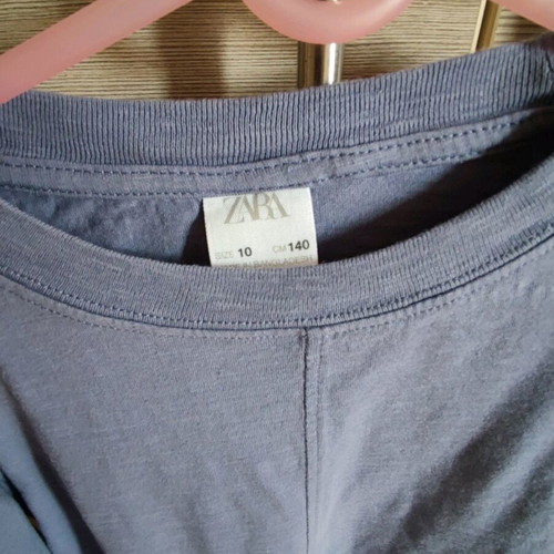 Zara T-shirt 10 years blue like new, size 140 cm