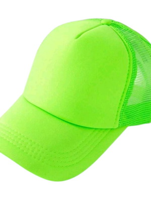 Jockey hat new, fluorescent light green, size M