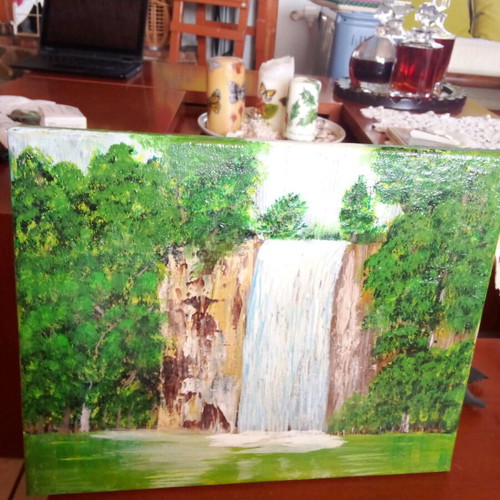 Painting on canvas like new, dimensions 30x24