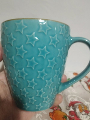 Coffee mug with star design like new