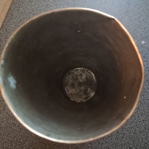 Vintage Indian Silver-Plated Lassi Cup Vase
